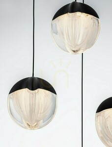 Pendelleuchte Luces Exclusivas ALCUDIA LE45755 schwarz LED 25 W 3000 K 33 cm small 3