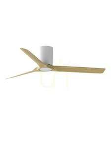 Deckenventilator mit LED-Licht Luces Exclusivas ALGEMES LE45790, ø132 cm, 3 Flügel, Holz und Weiß small 0
