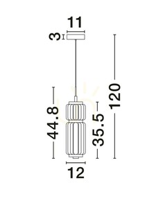 ALQUERI Luces Exclusivas Pendelleuchte LE45808 small 4