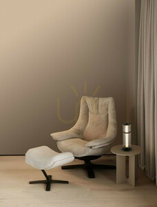 ALQUERI LED-Tischleuchte schwarz mit geriffeltem Schirm, 39 cm, Luces Exclusivas LE45809 small 5