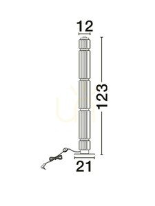 ALQUERI Luces Exclusivas Stehleuchte LE45810. small 1
