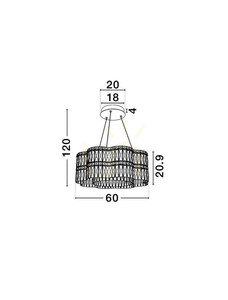 ARIZA Luces Exclusivas Pendelleuchte LE45851 small 4