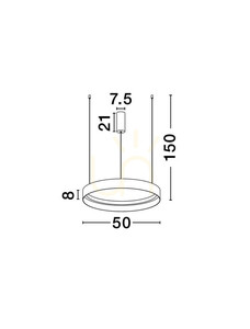 Luces Exclusivas ATECA Pendelleuchte LE45890 small 5