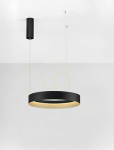 Luces Exclusivas ATECA LE45894 LED-Pendelleuchte schwarz 50 cm small 2