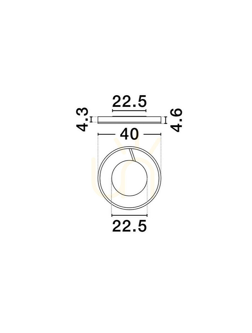 Prüfen Plafond AZKOIT Luces Exclusivas LE45902 Plafond AZKOIT Luces Exclusivas LE45902