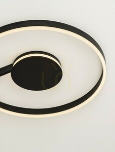 LED-Deckenleuchte Luces Exclusivas AZKOIT LE45903, Schwarz, 60 cm, 48 W small 3