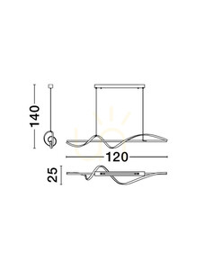 BAEZA Pendelleuchte von Luces Exclusivas LE45911 small 5