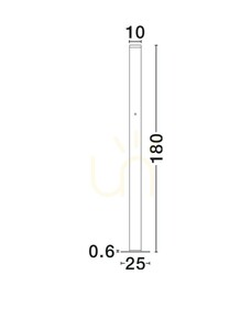 Luces Exclusivas BALAZO Stehleuchte LE45915 rot LED 47 W small 5