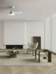 Deckenventilator mit LED-Licht Luces Exclusivas BENASAU LE45944 weiß 67,4 cm small 6