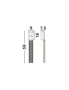Luces Exclusivas CAMBRIL LE45971 LED-Wandleuchte, Gold und Schwarz, 9 W 3000 K, 59 cm small 5