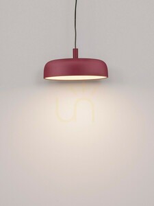 Pendelleuchte DORRIA LED bordeauxrot 40 cm Luces Exclusivas LE46011 small 1