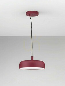 Pendelleuchte DORRIA LED bordeauxrot 40 cm Luces Exclusivas LE46011 small 2