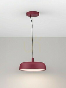 Pendelleuchte DORRIA LED bordeauxrot 40 cm Luces Exclusivas LE46011 small 3