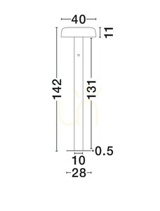 Luces Exclusivas DORRIA LED-Stehleuchte beige, 28 W, 142 cm – LE46016 small 7