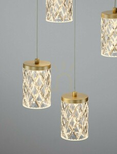 MURO Luces Exclusivas Pendelleuchte LE46122 gold LED 35 W small 5