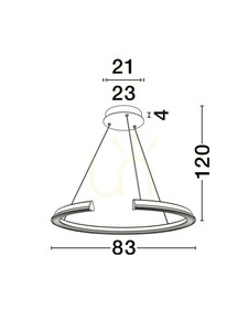 ORINOCO Luces Exclusivas Pendelleuchte LE46130 small 4