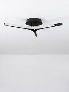 LED-Deckenleuchte Luces Exclusivas UJUE LE46226, schwarz, 70 cm, 29 W, 3000 K small 1