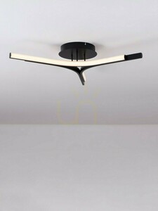 LED-Deckenleuchte Luces Exclusivas UJUE LE46226, schwarz, 70 cm, 29 W, 3000 K small 2