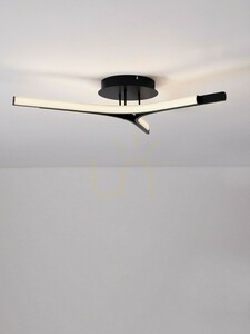 LED-Deckenleuchte Luces Exclusivas UJUE LE46226, schwarz, 70 cm, 29 W, 3000 K small 3