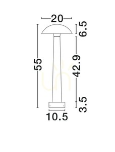BERJA Luces Exclusivas Beleuchtungspfosten LE62062 small 3