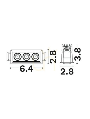 Prüfen CARBAY Luces Exclusivas Deckennetz LE62210