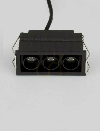 Prüfen LED-Einbaustrahler Luces Exclusivas CARBAY LE62210 schwarz 5 W 3000 K