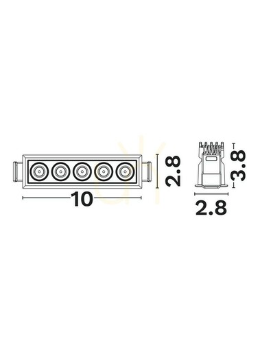 Prüfen CARBAY Luces Exclusivas Deckennetz LE62211