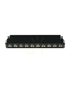 Lineare Einbauleuchte Luces Exclusivas CARCAIX LE62226 schwarz 10x LED 15W 3000K 21 cm small 0