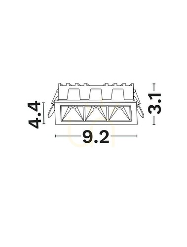 Prüfen CARMON Luces Exclusivas Deckennetz LE62237