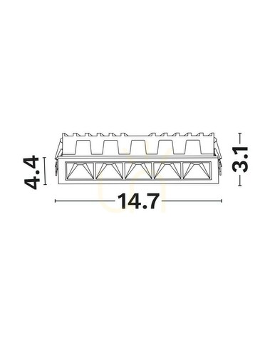 Prüfen CARMON Luces Exclusivas Deckennetz LE62239