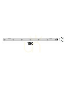 LED-Deckenleuchte Luces Exclusivas GAUCIN LE62493, weiß, 150 cm, 50 W, 4000 K small 2