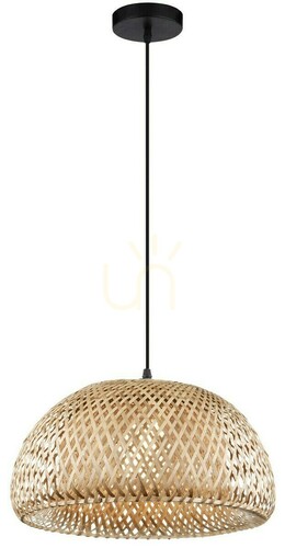 Prüfen Bambus-Pendelleuchte Luces Exclusivas PARRAL LE42138, 39 cm