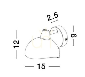 BANAC Luces Exclusivas Wandleuchte LE43425 2 BANAC Luces Exclusivas Wandleuchte LE43425 small 2