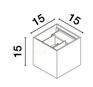 Weiße LED-Außenwandleuchte Luces Exclusivas ACOMUL LE73521, 3000 K, 15 cm small 1