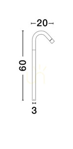 QUIBDO Luces Exclusivas Beleuchtungspfosten LE73701 small 3