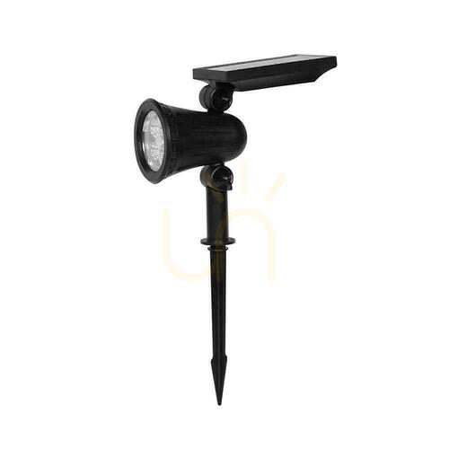 Prüfen V-TAC solar 2W IP65 VT-50154 3000K 180lm LED betriebene Garten Bodenleuchte.