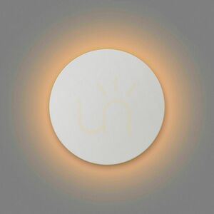 LED-Wandleuchte Rendl Vellamo rund weiß für indirektes Licht, 9,6 W 3000 K IP54 small 3