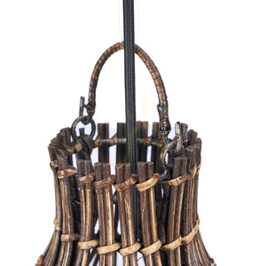 Pendelleuchte Woven Bell Walnuss dunkel S small 5