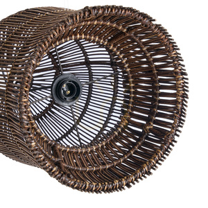 Pendelleuchte Woven Bell Walnuss dunkel S small 6