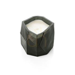 Kerzenglas Olivin Smoke 10 x 9 x 9,5 cm small 3
