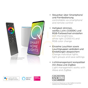 Q-FISHEYE Wandleuchte 9115-55 Silber 2xLED small 3