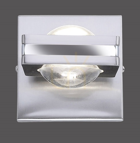 Prüfen Q-FISHEYE Wandleuchte 9115-55 Silber 2xLED