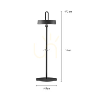 AMAG Gartenleuchte 19310-18 Schwarz 1xLED small 7