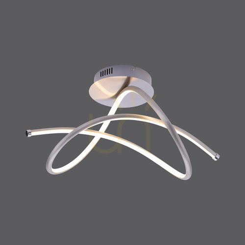 Prüfen Plafond VIOLETTA 15441-55 Silber 1xLED