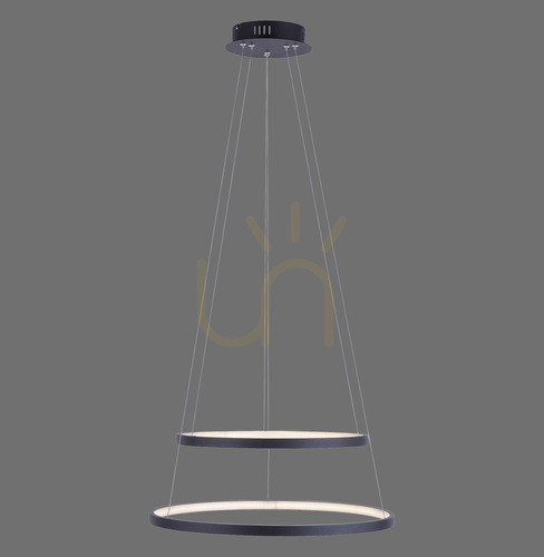 Prüfen CIRCLE Pendelleuchte 11525-13 Anthrazit 2xLED