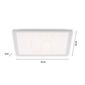 FLAT Plafond 12201-16 Weiß 2xLED small 7