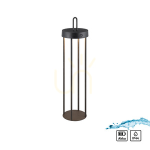 ANSELM Tischlampe 19301-18 Schwarz 1xLED small 1