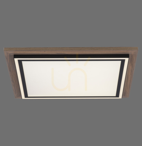 Prüfen Plafond PALMA 6141-79 Holz 2xLED
