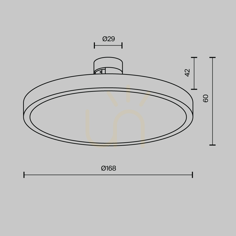 Zeige PLATO TR153-1-10W3K-B-DE Busleuchte Maytoni PLATO TR153-1-10W3K-B-DE Busleuchte Maytoni