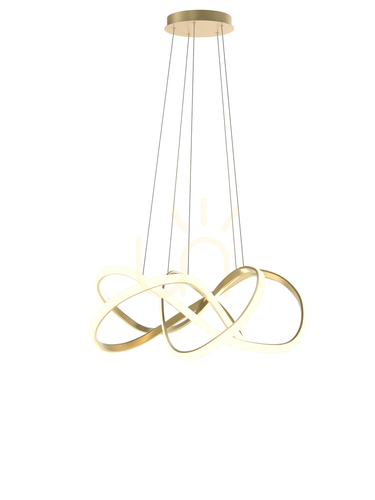 Prüfen ARTE Gold-Pendelleuchte 7097-0115 Aviano